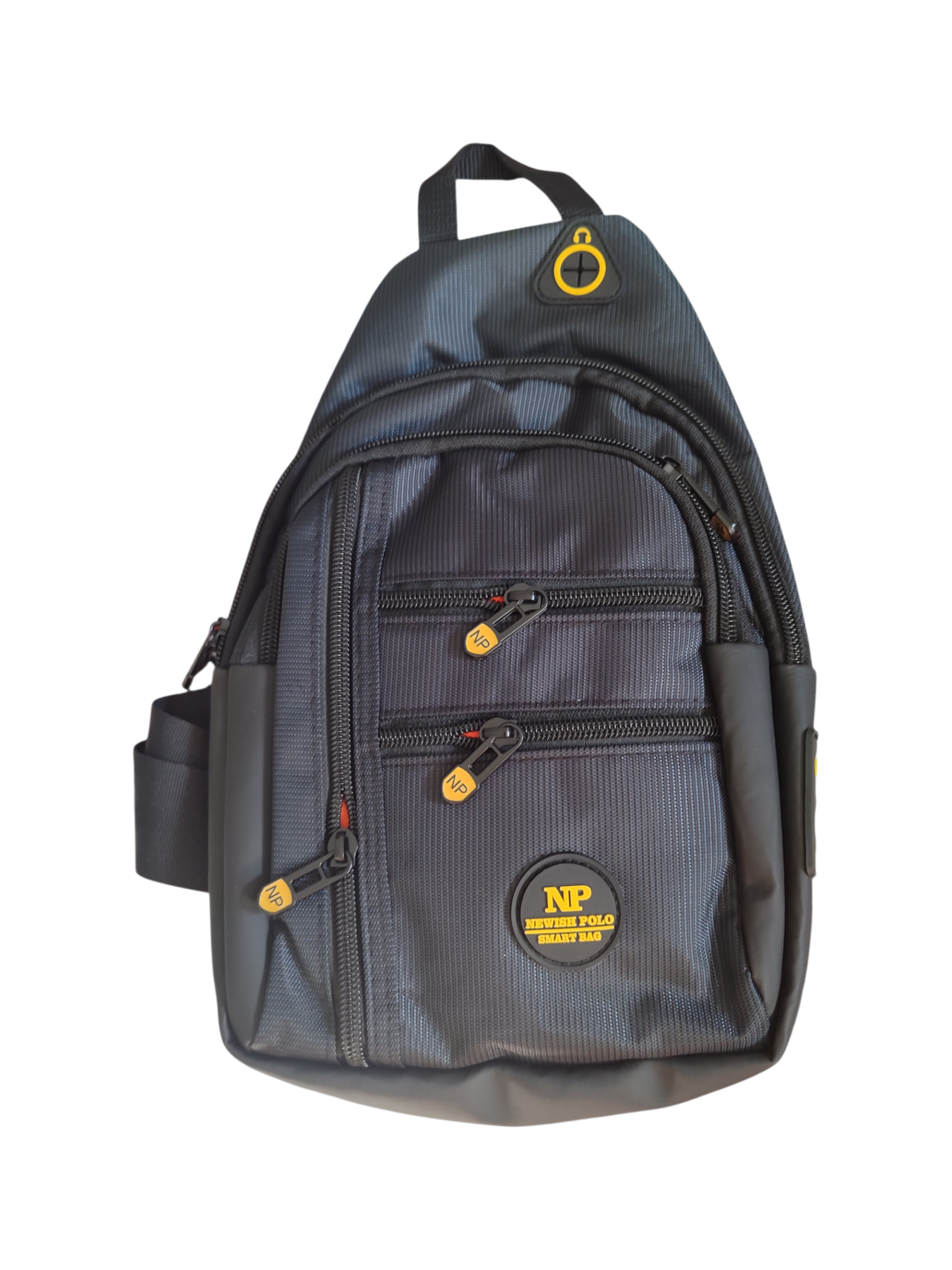 Newish Polo Su Geçirmez Çapraz Askılı Göğüs ve Omuz Çantası Kulaklık Çıkışlı Bodybag - Görsel 2