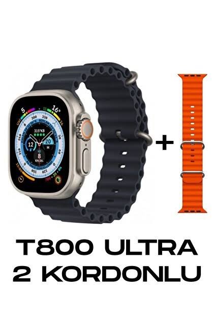 T800 Ultra 2 Bluetooth Konuşma Özellikli 49mm Akıllı Saat - Android ve iOS Uyumlu Smart Watch